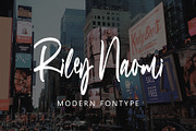Riley Naomi, a Handwritten Font by HaKi Studio (Thumbnail 1 of 5)