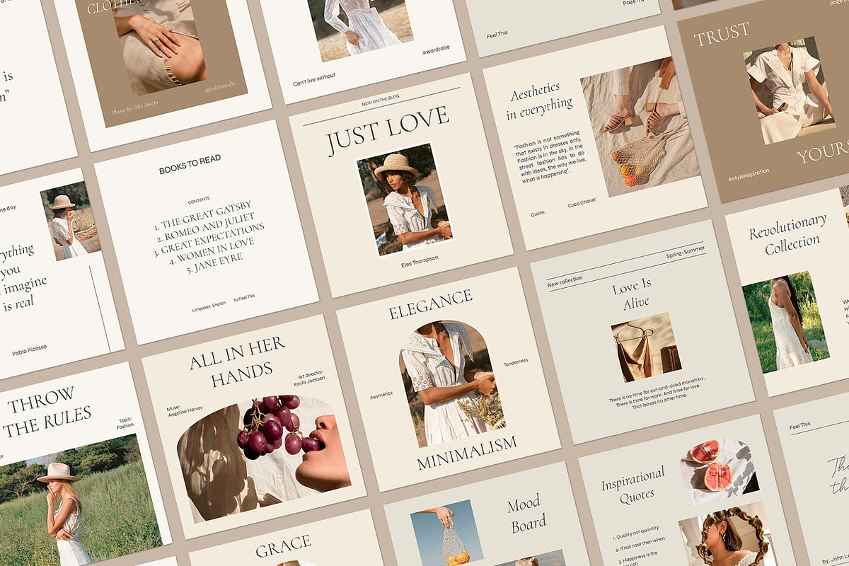 Romance Social Media Pack PS, a Social Media Template by Feel This (Photo 12 of 18)