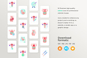 Gynecology | 32 Icons Set Hand Drawn, an Outline Icon by Marina Silence (Thumbnail 10 of 18)