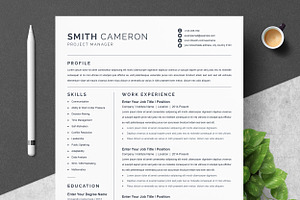 Minimalist Word Resume / CV Template, a Resume Template by ResumeInventor