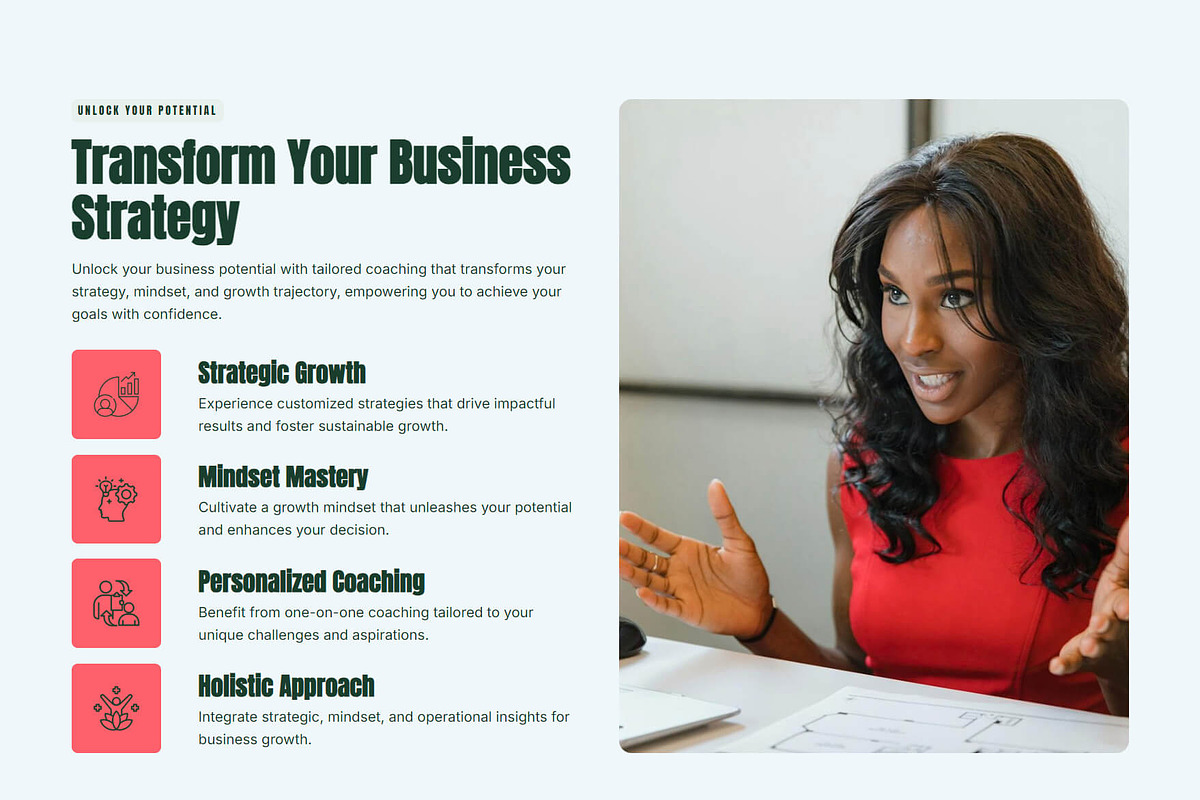 Business Coach Elementor Olyvia, a WordPress Template by OKThemes Studio (Photo 6 of 26)