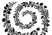 50 Elegant Floral Leaf Spiral Frame, a Decorative Illustration by Amazin_art (Thumbnail 27 of 41)