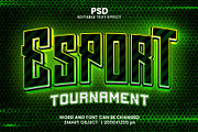 Esports Gaming 3d Text Effect Style, an Action Add-On by bdrobin (Thumbnail 1 of 2)