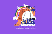 Personal development concept set, a Person Illustration by PaperTrident (Thumbnail 20 of 27)