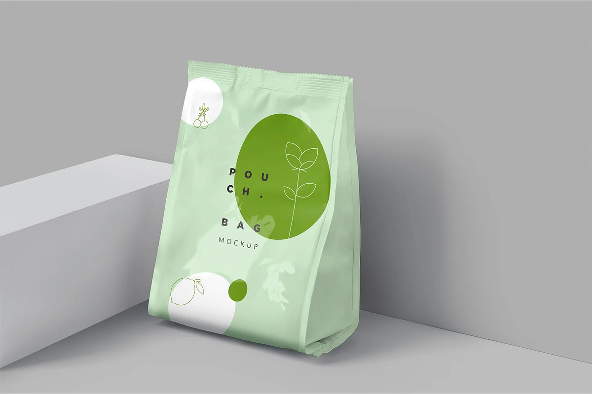 Tea Pouch Mockup, a Packaging Mockup by megostudi0 (Photo 4 of 7)
