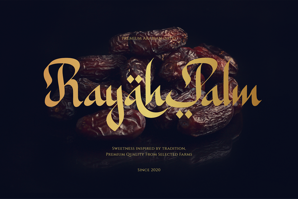 Arabian Mandala | Blackletter Arabic, a Blackletter Font by Denustudios (Photo 4 of 12)