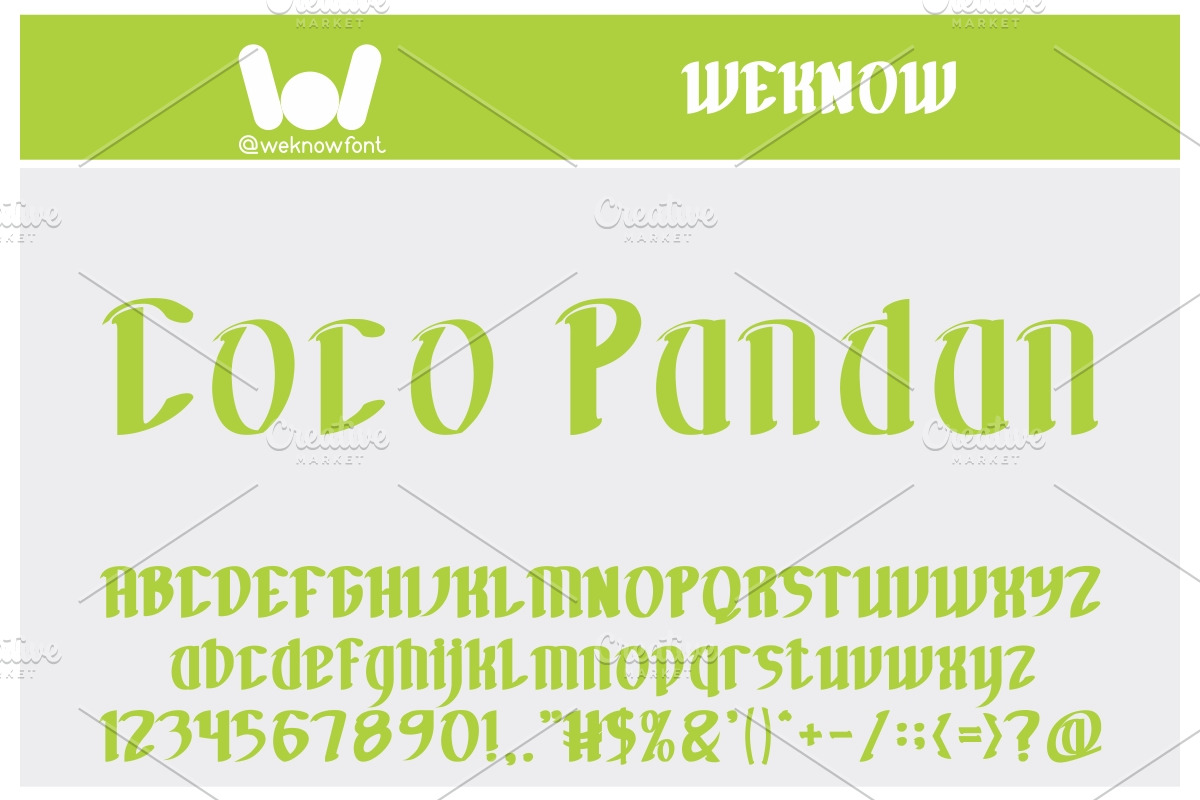 fillet o fish font, a Font by weknow (Photo 4 of 5)