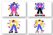 10 Outfit of the Day OOTD Vector, a Person Illustration by denayunebgt (Thumbnail 2 of 4)
