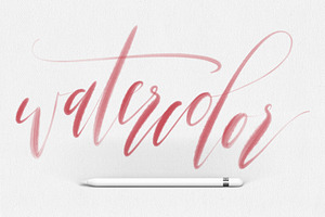 Procreate Lettering Brushes Bonus