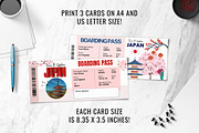 Japan Trip Gift Ticket Template, a Templates & Theme by Snapybiz (Thumbnail 7 of 10)