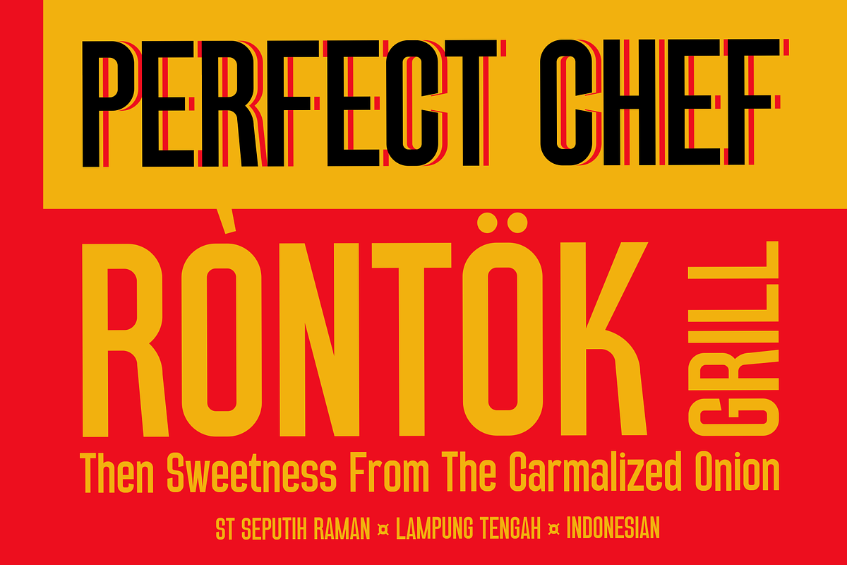 Rontok - A Modern Sans Condensed preview 7