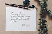 Anstally Script Font, a Script Font by Letterhend Studio (Thumbnail 8 of 9)