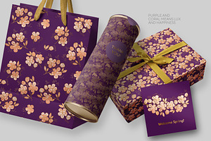 Mosaic Sakura Patterns Collection