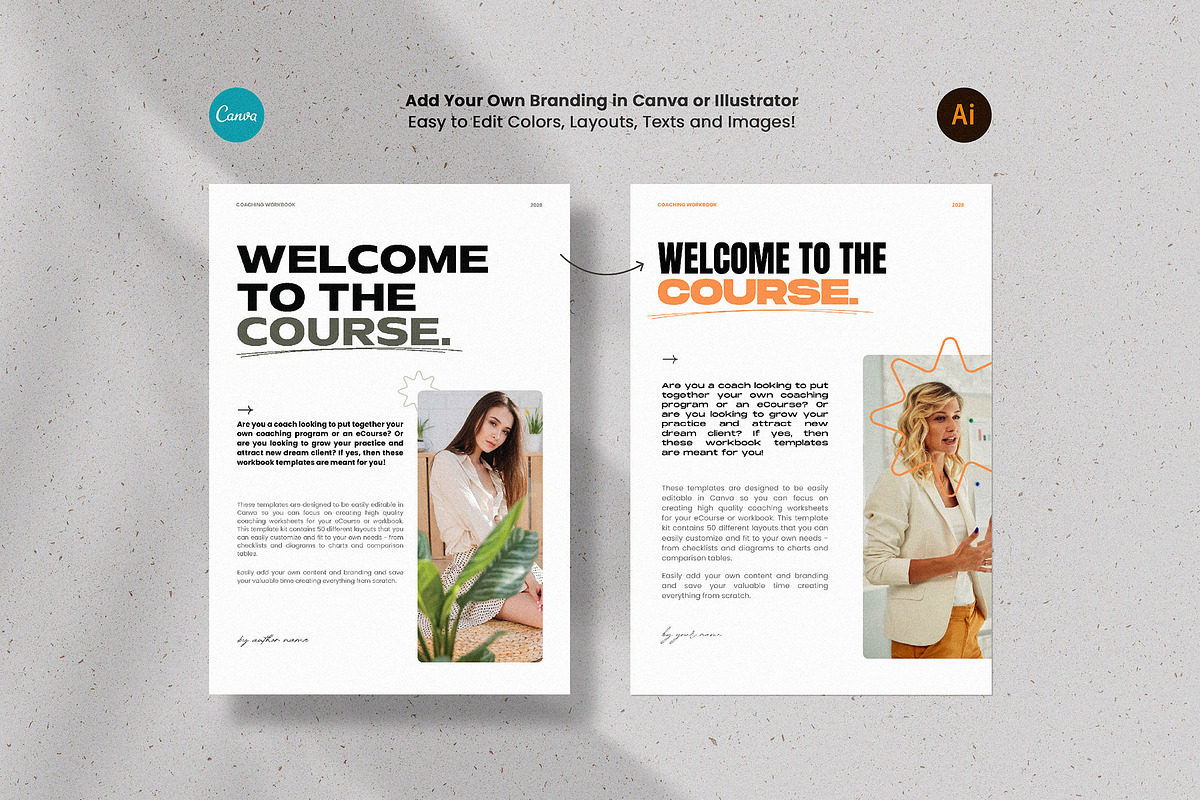 Premium Workbook Templates For Canva, a Marketing Template by AndrewPixel (Photo 4 of 12)