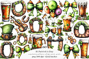 Whimsical st patrick’s day clipart, an Illustration by SinaCreation (Thumbnail 1 of 11)