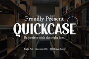 Quickcase, a Sans Serif Font by Dumadistyle (Thumbnail 1 of 8)