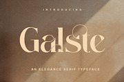 Galste Elegant Serif Typeface, a Serif Font by Alfinart (Thumbnail 1 of 10)