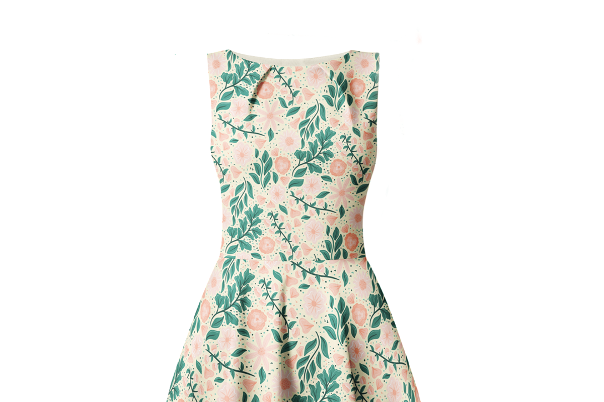 Daphney Florals & Geometric Patterns, a Pattern Graphic by Preyer Design (Photo 4 of 9)