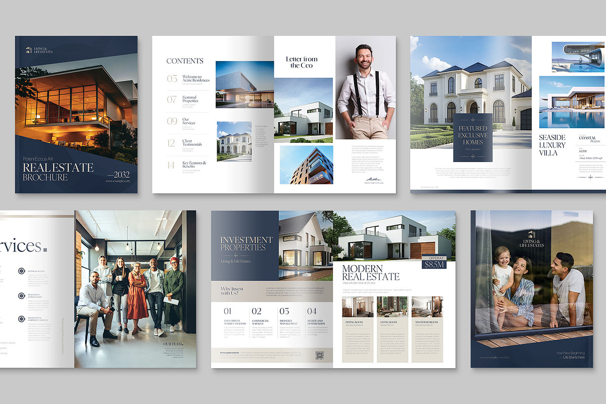 Real Estate Brochure Template, a Brochure Template by BrandPacks (Photo 2 of 6)