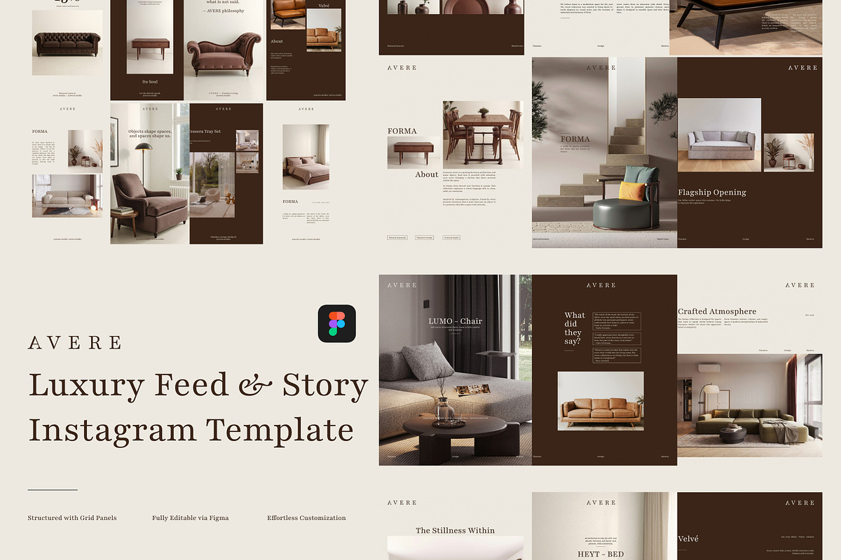 Luxury Feed & Story Instagram, a Templates & Theme by Tama_Co.Haus (Photo 1 of 3)