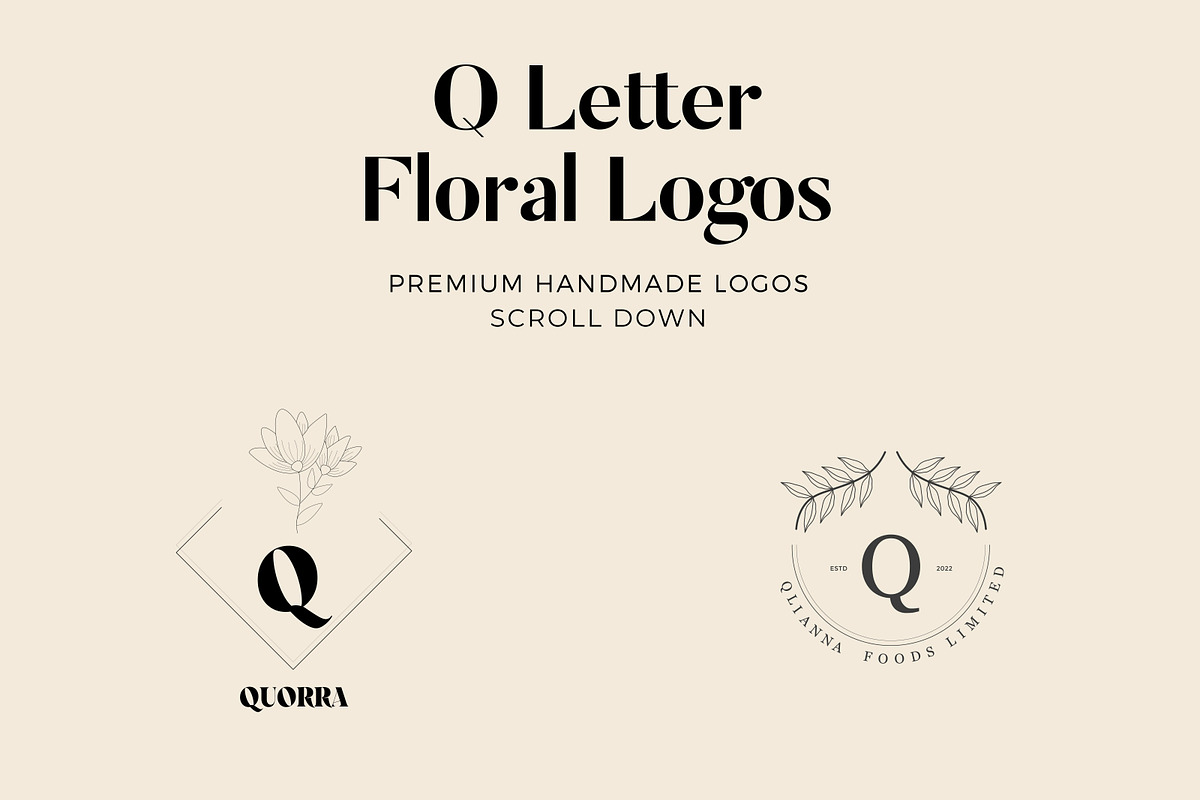 520 A to Z Floral Logos Bundle, a Branding & Logo Template by AN Productions (Photo 135 of 223)