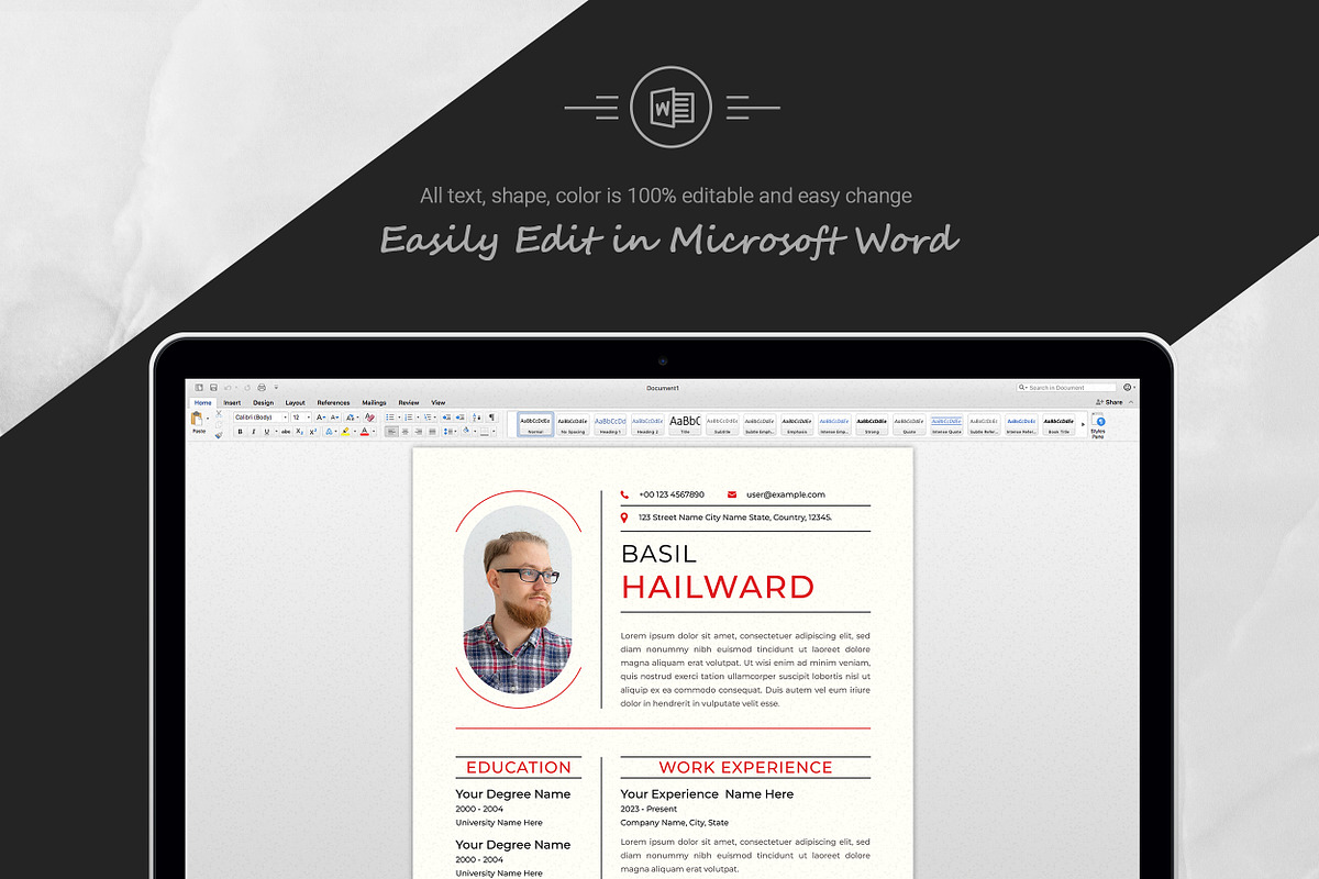 Executive Style CV Layout, a Resume Template by ResumeInventor (Photo 4 of 5)