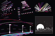 9 vectors abstract urban landscapes, an Illustration by Crowhouse (Thumbnail 3 of 4)