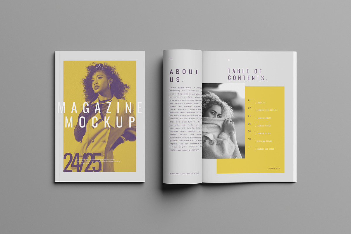 Magazine Mockup, a Books & Magazine Mockup by Ataku Design (Photo 3 of 5)