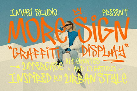 Moresign - Tagging Graffiti, a Handwritten Font by Invasi Studio