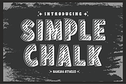 Simple Chalk - Hand Drawn Font, a Sans Serif Font by Sahira Studio (Thumbnail 1 of 4)