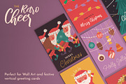 Retro Cheer: 40 Christmas Wall Art, a Seasonal Illustration by IuliiaSavko (Thumbnail 3 of 11)