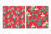 12 Vintage Christmas Scenes, a Background Graphic by Patterns for Dessert (Thumbnail 5 of 7)