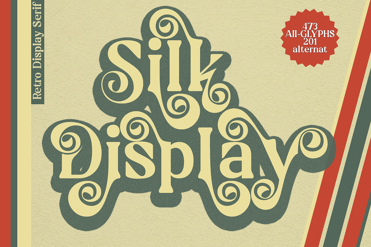 Silk Display, a Font by LuhopCreative (Photo 1 of 17)