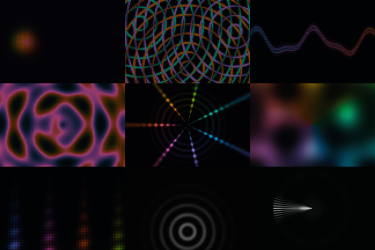 Dots Grid Backgrounds for Music, a Wallpaper Graphic by cheapmotiongraphics (Photo 7 of 8)