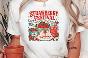 Retro Strawberry Sublimation Design, a Seasonal Illustration by DreamPrint404 (Thumbnail 5 of 6)