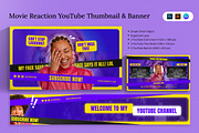 Movie Reaction Youtube & Canva, a Social Media Template by Attype (Thumbnail 1 of 5)