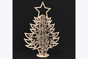 Standing Snowflake Christmas Trees, an Object Graphic by ThemeXDigital (Thumbnail 2 of 8)