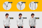 10 Men's Zip Hoodie Mockups, a Hoody Mockup by Grow Design Craft Studio (Thumbnail 5 of 8)