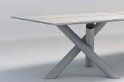 Minotti Van Dyck dining tables, a Furniture 3D Model by WidhiMuttaqien (Thumbnail 10 of 12)