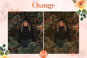 Orange Autumn Lightroom Presets