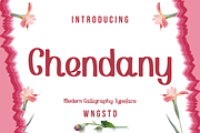 Chendany, a Script Font by Wangsinawang Studio (Thumbnail 1 of 7)