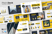 Pitch Deck - Keynote Template, a Presentation Template by Iqsiart Studio (Thumbnail 1 of 3)