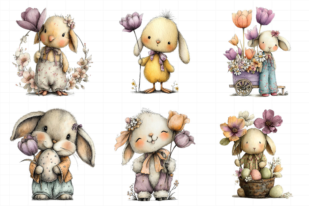 Whimsical Spring Clipart, an Illustration by Daily.Designs (Photo 5 of 8)