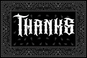 BANDIDOS, a Blackletter Font by jakejarkor (Thumbnail 5 of 5)