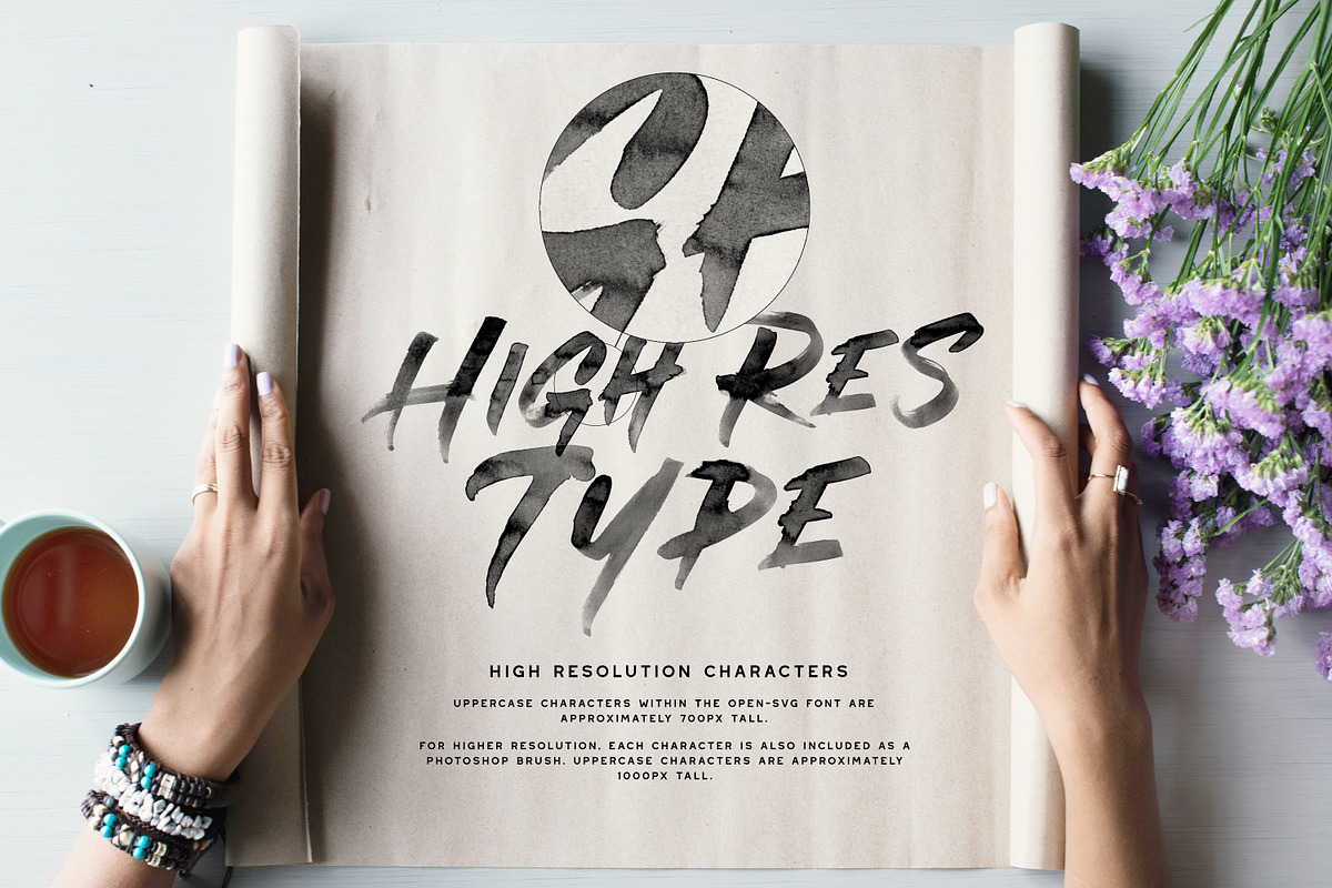Take Charge - OpenType SVG Font preview 2