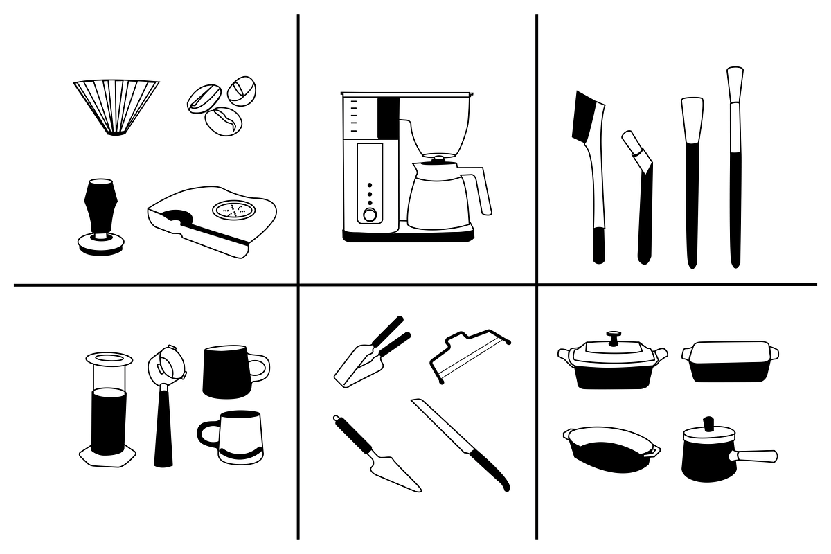 150+ Cookware Illustrations, a Food Illustration by The Journey Atelier (Photo 3 of 11)