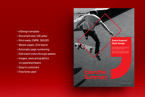 Swiss Style Brochure Template