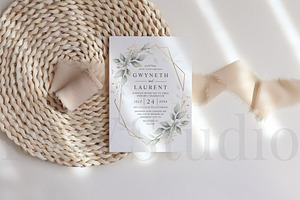 Card Mockup 5x7 Ribbon