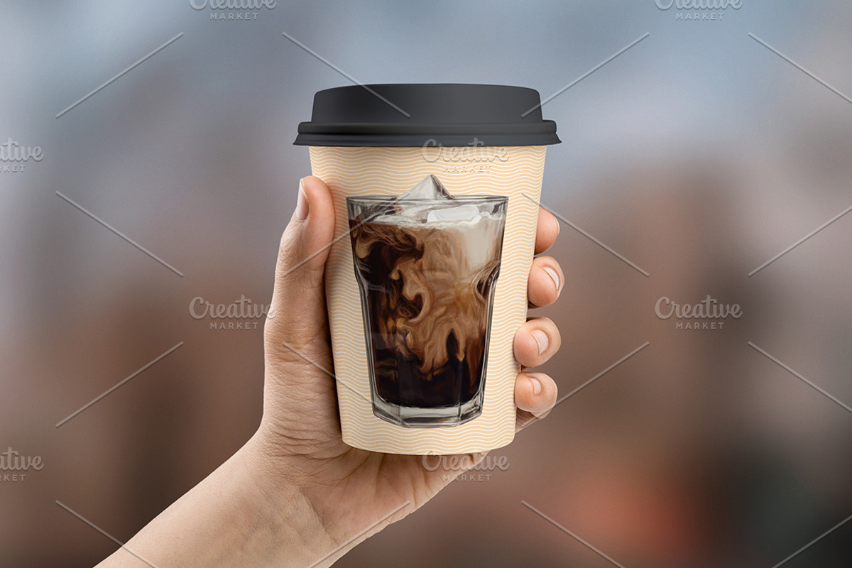 Iced coffee VECTOR illustrations, a Food Illustration by Natalka Dmitrova art (Photo 11 of 19)