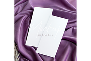 Wedding Menu Mockup Purple Silk, a Product Mockup by TatiMockup (Thumbnail 1 of 3)